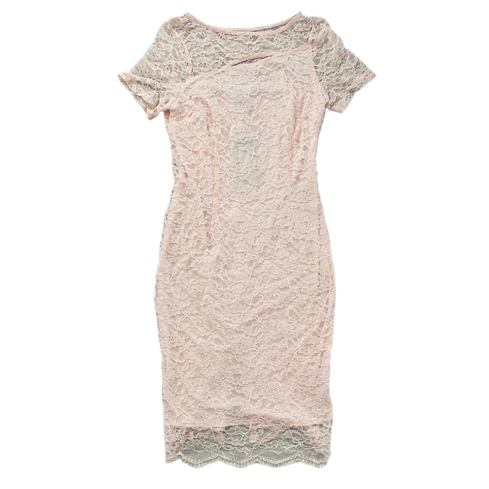 Marks & Spencer Blush Lace Dress Size Small New with Tag